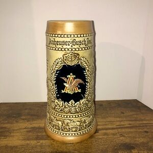 Vintage Anheuser Busch Stein By Ceramarte 8”